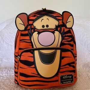 Loungefly Disney Tigger Orange and Black Mini Backpack